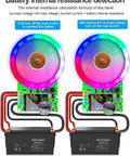 180W Electronic Load Tester With 2.4 Inch DC Tester And APP Control, demonstrating battery internal resistance detection