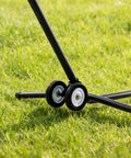 Hammock Stand Wheel Kit With Rubber And Iron Wheels For Easy Outdoor Mobility Weather Resistant Universal Wheel Set on lawn