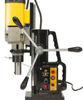 Tough As Nails Magnetic Drill Press With 1850 Watt Motor, featuring precision depth setup and control panel.