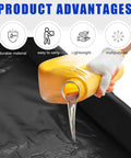 Folding Duck Pond 4x4 Portable Spill Containment Berm Wall Waterproof PVC Coated shown catching liquid spill