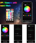 Dope Fiber Optic Star Headliner Kit For Cars With RGBW LED Lights 370 Pieces Over 9.8 Feet App And Remote Control Interface