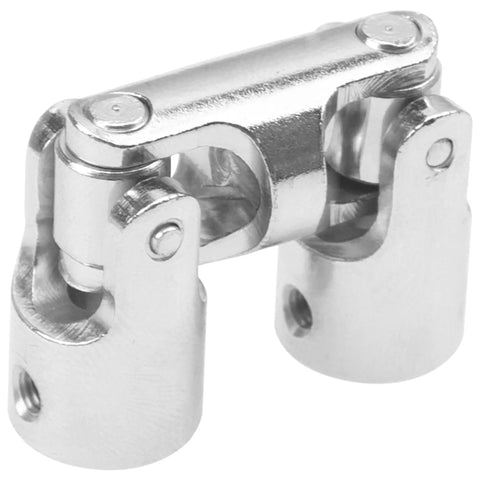 Two Pack Universal Joint Couplings for RC Boats and Cars Beefy 3 Section U Joint Shaft Coupler 4mm 5mm 6mm Fits 12mm OD