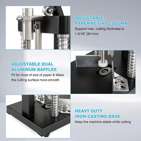 Beefy Heavy Duty Corner Rounder Punch For Thick Cardstock with adjustable components and heavy-duty base