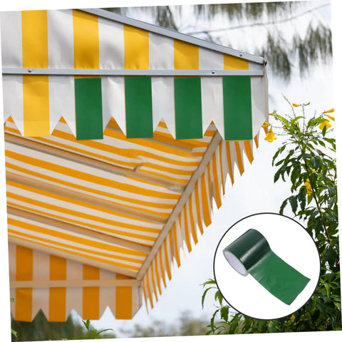 Heavy Duty Repair Tape Workhorse For Greenhouses Tents Canopies RV Awnings And Boats, Waterproof Sealing Patch Kit, green roll