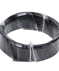 Heavy Duty Nylon Air Line 25ft One Quarter Inch OD Pneumatic Tube DOT Approved SAE J844 Airline coiled black tube