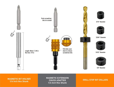 Ultimate 300 Piece Screwdriver And Drill Bit Set With Quick Change Adapter High Grade Carbon Steel Bits For Wood Masonry And Metal Includes Nut Drivers Security Bits Torx Slotted Phillips Hex Keys And Magnetic Bit Holder