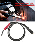 180A MIG Welding Torch Gun 15AK with ergonomic handle showcasing heat-resistant cable in use
