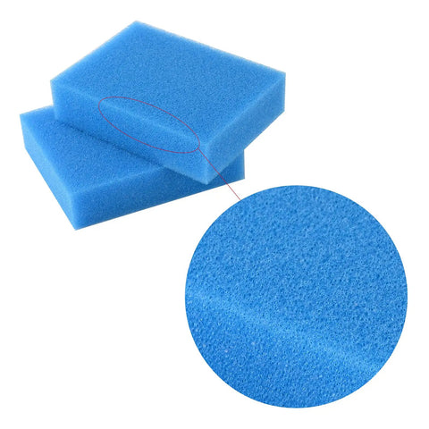 Detail of blue pre-filter foam from Replacement Roller Brush Kit For IFloor Complete Cordless Wet Dry Vacuum Cleaner Includes 2 Roller Brushes And 4 Pre Filter Foam Not Compatible With IFloor 3 Or One S3 Models Ideal For Quick DIY Replacement And Keeping Floors Clean
