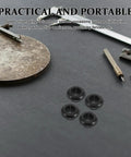 200 Pcs Rubber Cable Grommet Kit With Quick Install No Fuss Easy Setup All Weather Ready Round Hollow Wire Protectors on dark surface