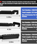 Heavy Duty Garage Door Drive Belt Assembly For 7 Foot Residential Openers, 237 Inch Long With 20 Grooves, product comparison layout