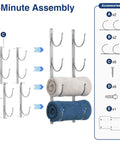 5-minute assembly guide for 4 Tier Wall Mounted Towel Rack Organizer For Towels Blankets And Bath Sheets Space Saving Storage