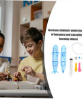 Kids assembling Submarine RC Drone Buoyancy Demo Toy For Kids And Teens Learn Floating And Diving Principles Kit in class
