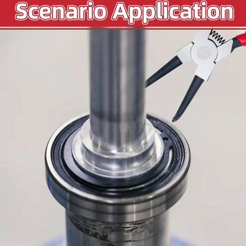 Using Heavy Duty Snap Ring Kit With 225 Quality Circlips Covering M3 To M25 Sizes Built From Tough Black Alloy Steel for installation.