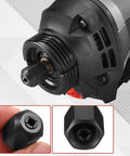 Replacement Collet And Nut Kit For CN1 shown installed on tool, close-up of heavy-duty manganese steel build, compatible with spiral saws