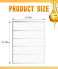 Two Pack Metal Queen Excluder For Beehives 10 Frame Size dimensions 16.14x20.08 inches, shown on a beekeeping product image