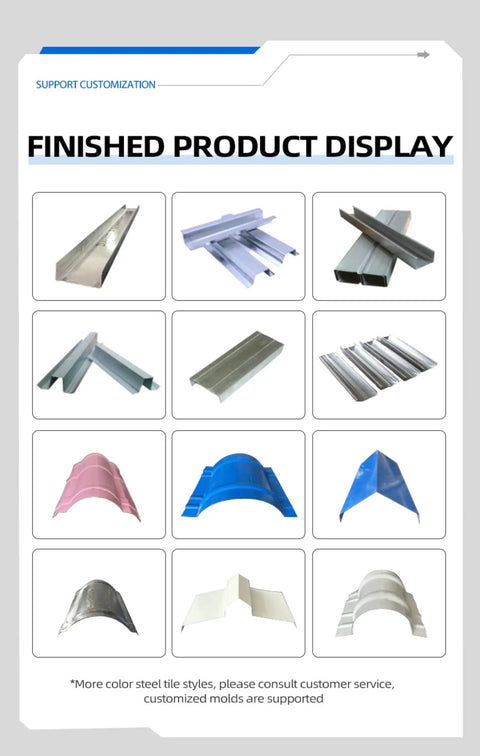 Programmable Controller Roll Forming Machine For Steel Roof Sheets Gen 3 With Multiple Size Options And Flexible Setup For Efficient Pro Level Roofing Production finished product display