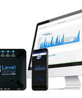 WiFi Enabled Sump Pump Alarm With High Water Alert displayed on computer and phone screens