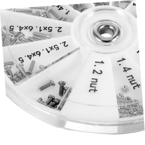 Eyeglass Repair Kit With Screws And Mini Screwdriver Components For Quick Fixes To Glasses Sunglasses And Watches storage box
