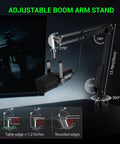 Dynamic USB XLR Podcast Microphone With Boom Arm For Vocal Recording Voice Over And Streaming Studio Metal Mic SL40 Plus