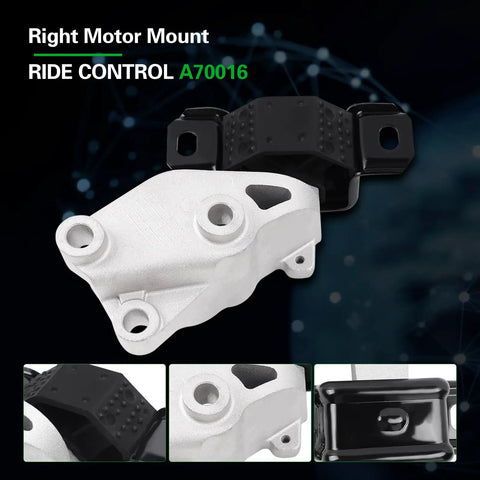 Built Tough Engine And Transmission Mount Kit Compatible With 2008 To 2015 Smart Cars, Right motor mount, durable material, close-up view.