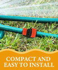 Two Pack One Half To Three Quarter Inch Garden Hose Repair Menders Connectors Adapters For Quick Leak Proof Repair