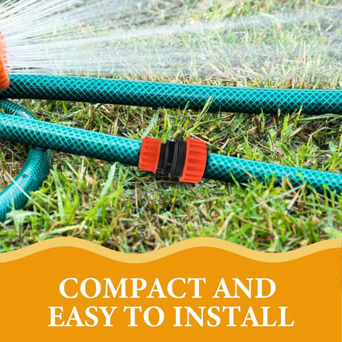Two Pack One Half To Three Quarter Inch Garden Hose Repair Menders Connectors Adapters For Quick Leak Proof Repair