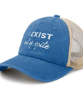 Breathable Women's Running Trucker Cap With Adjustable Buckle Lightweight Sport Hat For Outdoors Dope Front Graphic Design