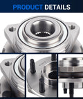 Front Wheel Bearing And Hub Assembly 513215 For 2004 To 2007 Chevy Malibu And Pontiac G6 5 Lug Non ABS Front Axle Replacement Wheel Hub