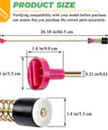 Washer Suspension Rod Replacement Kit For Front Load Models WA45T3200AW A4 WA45T3400AP A4 WA50R5200AW US, 26.18 in rod size