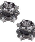 Set Of 2 Rear Wheel Bearing Hub Assemblies For Nissan Altima 2002 To 2006, Maxima 2004 To 2008, And Quest 2004 To 2009 With 5 Lug Pattern