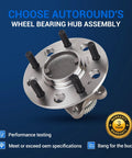 Rear Wheel Hub And Bearing Assembly Fits Hyundai Sonata 2006 2007 2008 2009 And Kia Optima 2006 2007 2008 2009 2010 With ABS 5 Lug.