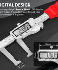 Digital Caliper For Disc Brake Rotor Micrometer And Thickness Measurement With LCD Display 6 Inch Tool Unit Conversion