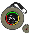 4 In 1 Portable CO And CO2 Detector With Temperature And Humidity Sensor Rechargeable Air Quality Monitor showing CO levels
