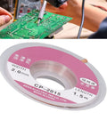 5-Piece Tin Solder Wick Set With Flat Braid For Fast Absorption Desoldering Wicks spool and detailed PCB work