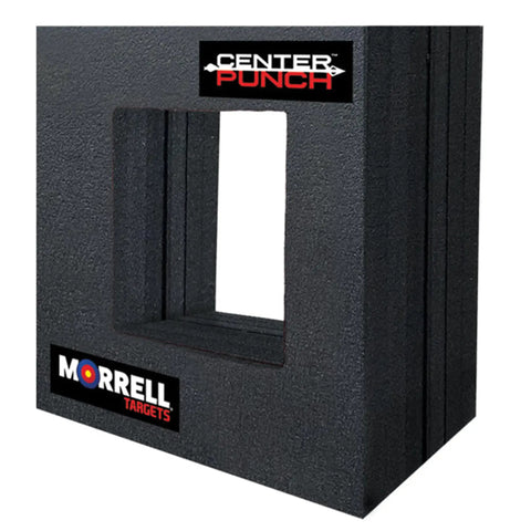 Twenty Four Inch Layered Foam Archery Target With High Density Roller Insert Designed For Compound Bows And Crossbows That Shoot Up To Four Hundred Fifty Feet Per Second Delivering Reliable Arrow Stopping Power For Serious Training, featuring a high-density layered foam with central cutout for arrow protection.