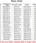 Size chart for Lightweight Fencing Lame Jacket For Beginners, Non Washable Metal Vest, Electric Foil Saber Gear, Size 30