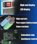 High Performance 24v Battery Charger With Selectable 30 40 Or 50 Amp Output For Lead Acid Batteries with LED display and embedded chip.