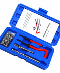 Gearhead Grade 25 Piece M8 x 1.0mm Thread Repair Kit Insertion Set For Car Repairs, Engine Work, And General Maintenance in blue case