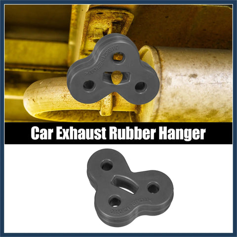 Upgraded 11mm 3 Hole Exhaust Muffler Hanger For Jaguar Xf And Xj Models From Two Thousand Eight To Two Thousand Eighteen Durable Black Rubber Bushing Mount Bracket Insulator Tail Pipe Kit Super Stylish Fitment Guaranteed. black rubber 3-hole exhaust hanger