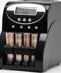 No Sweat Heavy Duty Coin Counter And Auto Wrapper Machine With Rapid 312 Coins Per Minute Pace With Digital Panel