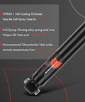 Detailed view of Beefed Up Rear Pair Shock Absorber Strut Assembly For Ford Mustang 2005 To 2014 with durability features shown