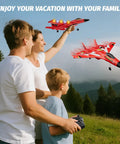 Family flying Foam RC Plane Toys With 3 Batteries, Easy To Fly Remote Control Airplane For Kids And Adults, RC Jet Fighter with gyro