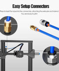 Bowden Tube Kit For 1.75mm Filament PTFE Tube With PC4 M10 And PC4 M6 Connectors Cutter Included 3D Printer Accessory installation view