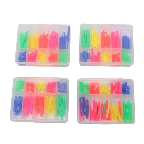 Top Tier Heat Shrink Tubing Kit For Pros And DIYers, Color Coded Wire Insulation Hoses That Shrink To Half Size For Solid Electrical Protection And Easy Organization In A Handy Storage Box, assorted sizes in clear case