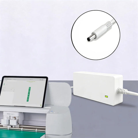 24V Power Cord Replacement Charger For Cricut Maker 4 And Maker 3 Cutting Machines 24V 2 75A AC DC Power Supply