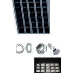 Grade 5 Coarse Thread Bolt Nut And Washer Assortment Kit With 40 Hole Bin Hardware Fastener Set for DIY projects RV9521S