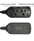 2 In 1 All In One Temperature And Humidity Controller Outlet showing humidity and temperature device outlets