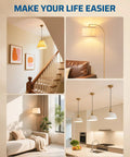 Various lighting fixtures using Remote Control Light Socket With 100 Ft Range, Wireless No Wiring Lighting Control For Pull Chain Fixtures
