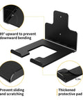 Garage Wall Mounted Storage Rack For Tools And Lawn Equipment Heavy Duty Tool Hanger details, 89° design, protective pad