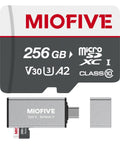 Heavy Duty Industrial Micro SD Card Built Tough For Dash Cams And Security Recorders With Extreme Endurance To Crank Out Relentless Loop Recording Without Drama Up To 256GB featuring removable USB adapter.